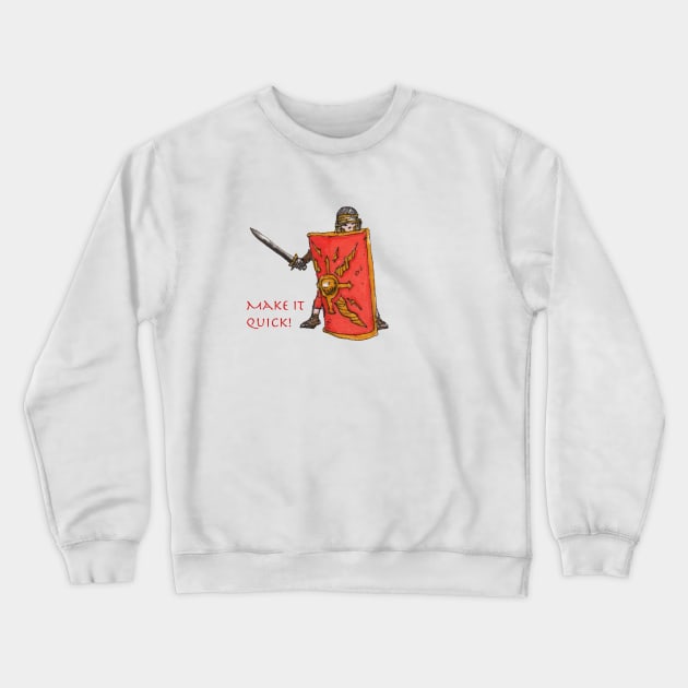 Short tempered Roman Crewneck Sweatshirt by Hominid